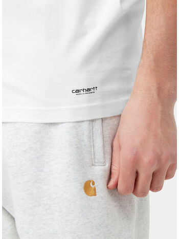 T-SHIRT STANDARD CREW NECK 2 PACK, 931XX WHITE/WHITE, small
