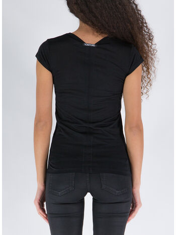 T-SHIRT SILK JERSEY FITTED, LB999 BLACK, small