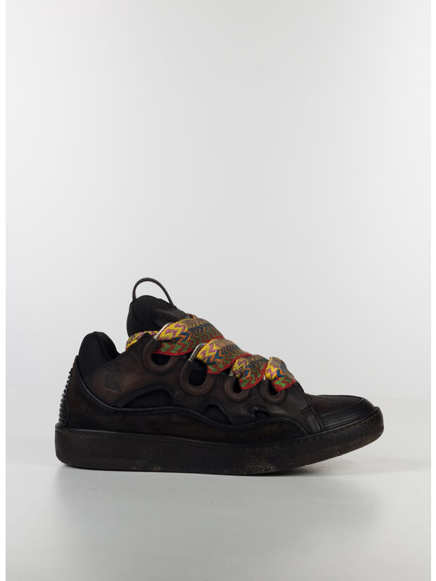 SCARPA LEATHER CURB, 10 BLACK, large