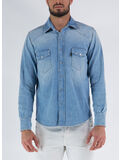CAMICIA REY, L0747 LIGHT BLUE, thumb