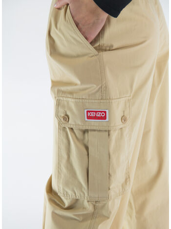 SALOPETTE KENZO PARIS CARGO TROUSERS, 11 BEIGE, small