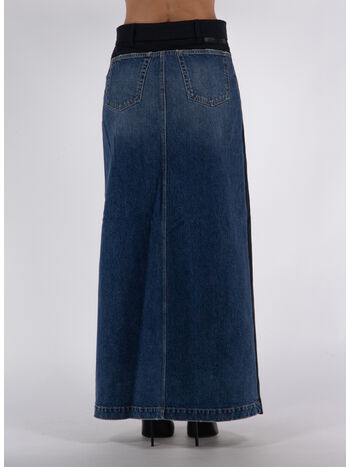 GONNA LUNGA IN DENIM, 4071 BLUE VINTAGE DENIM, small