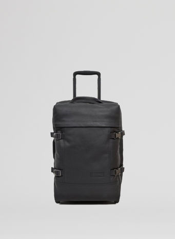 TROLLEY TRANVERZ LEATHER, BLACK, small