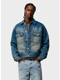 GIUBBOTTO TRUCKER DENIM, 0569 DARK WASH INDIGO, thumb