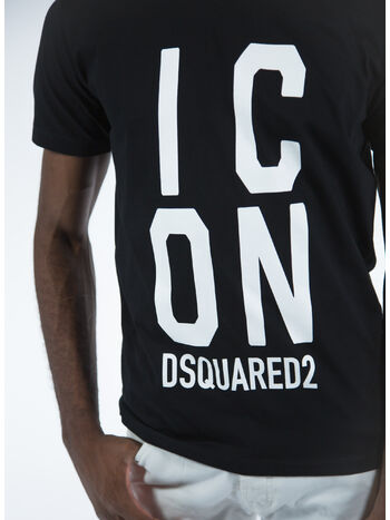 T-SHIRT ICON COOL FIT, 900 BLACK, small