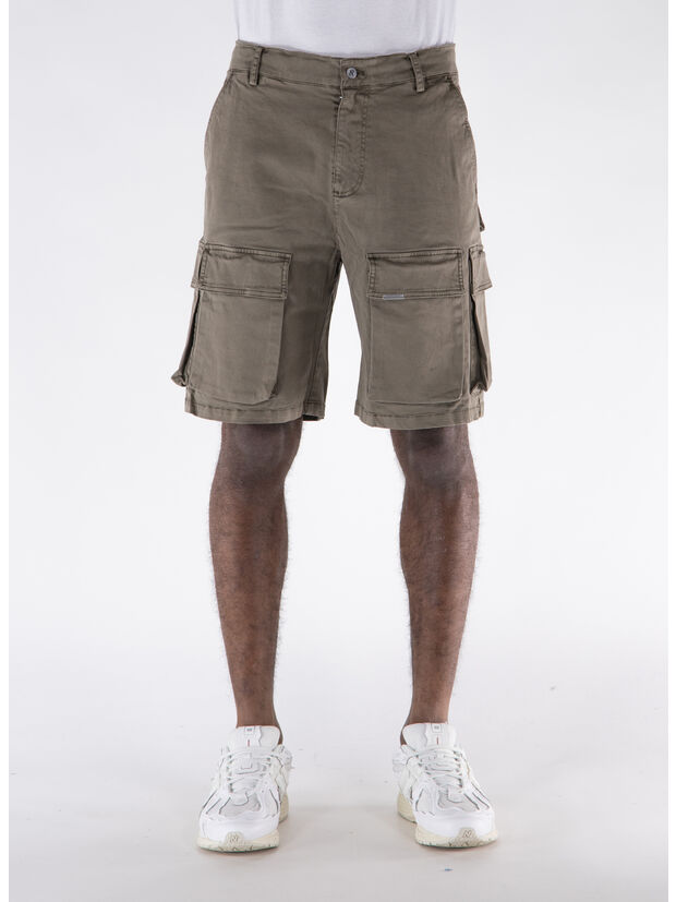 SHORTS COTTON CARGO BAGGY, , large
