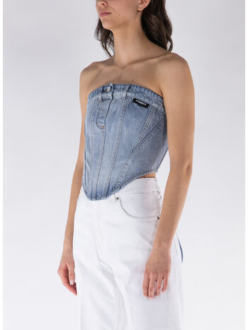 CORSETTO IN DEMIN, BLUE, small