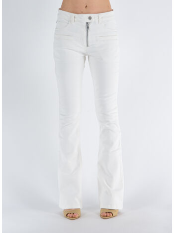 JEANS ZIPPER WHITE DENIM, 0001 HERITAGE WHITE, small