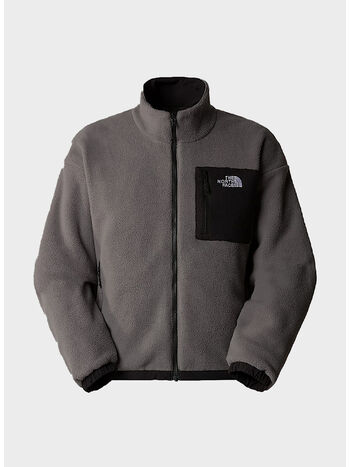 GIACCA IN PILE REVERSIBILE YUMIORI, WOO1 TNF BLACK/SMKED PEARL, small