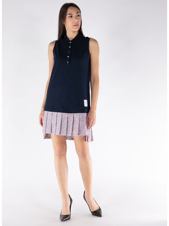 ABITO MINI CLASSIC PIQUE CHECK, , small