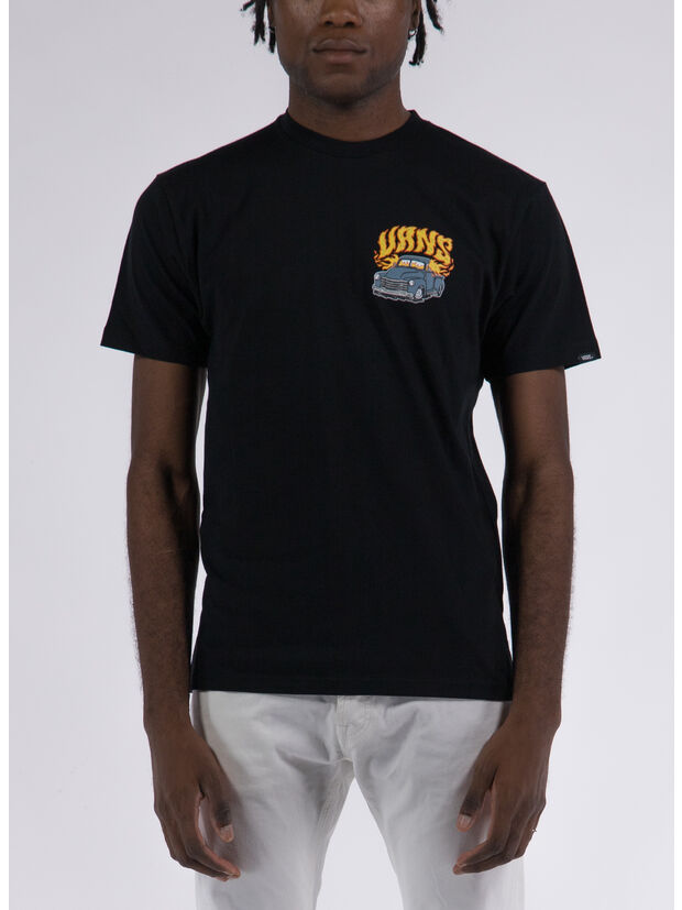 VANS T SHIRT RUNNING ON EMPTY SS TEE Bianco Giallo Grigio Nero