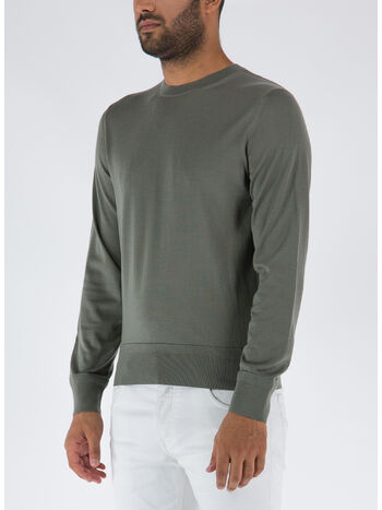 MAGLIONE GIROCOLLO, V03 MD GRN SLD, small
