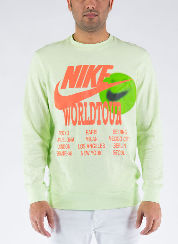 NIKE FELPA Arancione, Lime Uomo | Susi