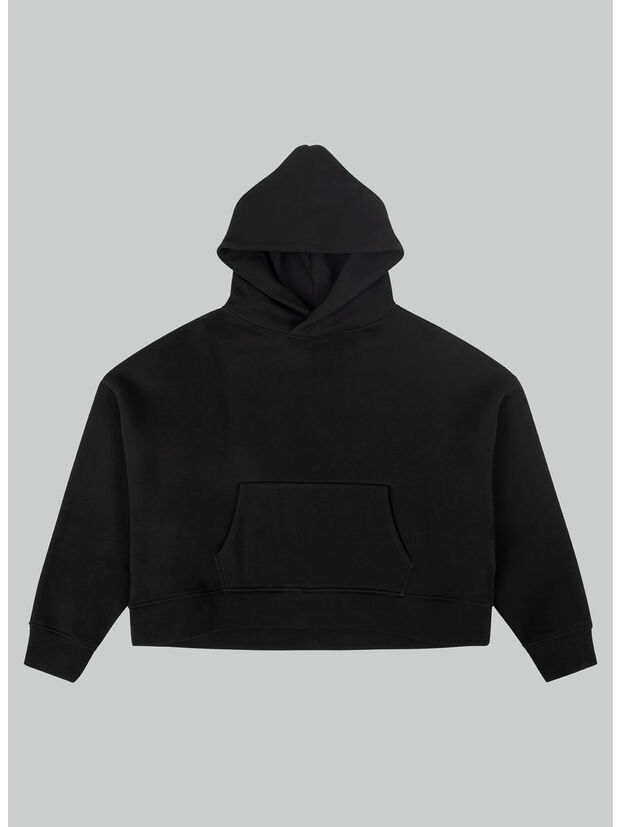 FELPA ARCHIVE HEAVY HOOD UNISEX, 0015 BLACK, large