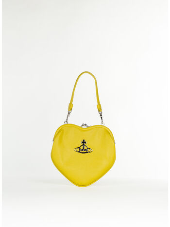 BORSA BELLE HEART FRAME, E406 YELLOW, small