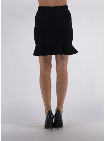 GONNA RUFFLED HEM, 999 BLACK, small