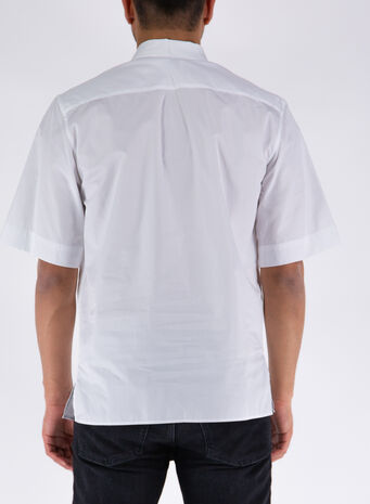 CAMICIA CUT DETAIL, 01BIANCO, small