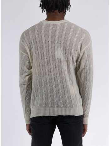 PULLOVER IN LANA TRECCIATO, 991, small