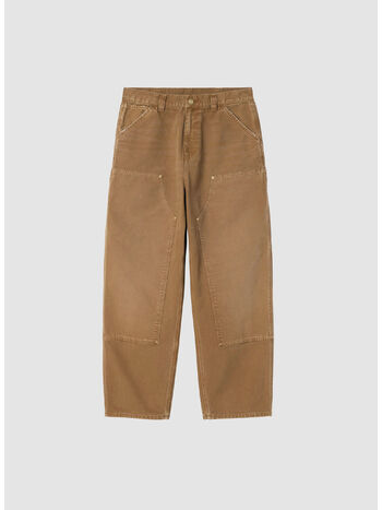 PANTALONE DOUBLE KNEE, HZ17 Hamilton Brown, destroy wash, small