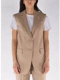 BLAZER SMANICATO IN LANA, 013 BEIGE, thumb