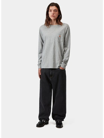PANTALONE AARON, 8906 Black, stone washed, small