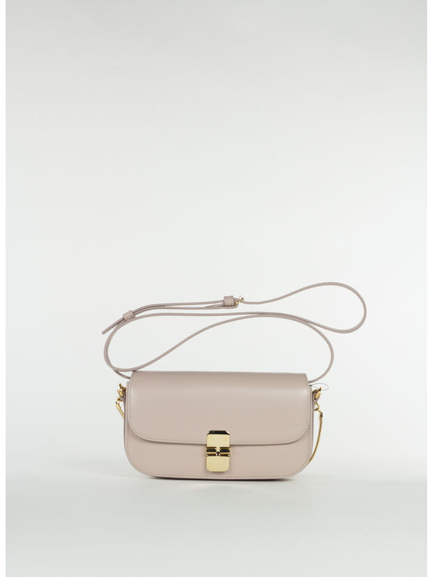 BORSA GRACE CHAINE CLUTCH, LAL MOON GREY, large