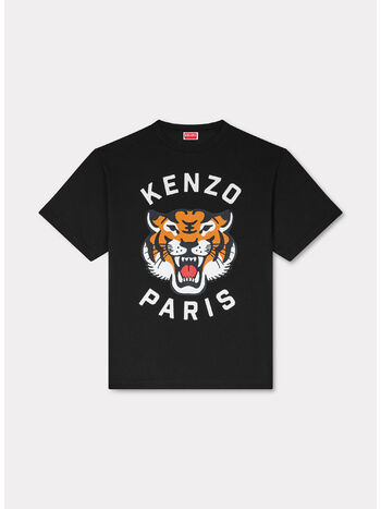 T-SHIRT KENZO LUCKY TIGER, 99J BLACK, small