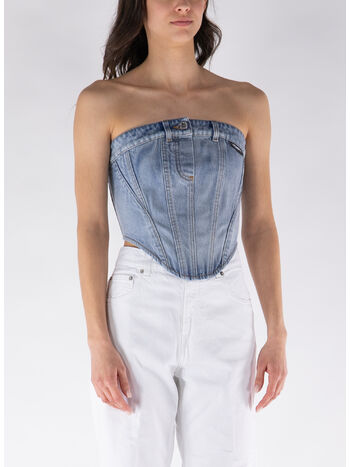 CORSETTO IN DEMIN, BLUE, small