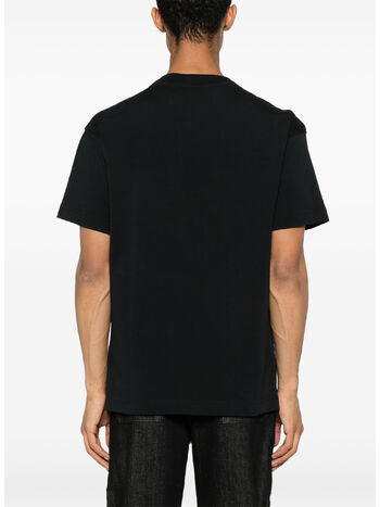 T-SHIRT LOGO GOTHIC, 1003 BLACK/OFF WHITE, small