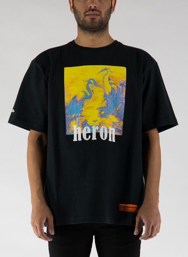 T-SHIRT ES OS HERONS, 1016BLACKYELLOW, large