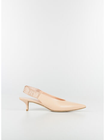 SCARPA DECOLLETE SLINGBACK IN PELLE, , small