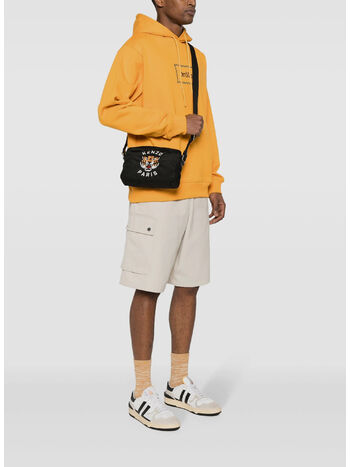 BORSA VARSITY TIGER CROSSBODY, 99 BLACK, small