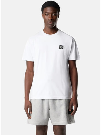 T-SHIRT COTTON JERSEY, V0001 WHITE, small