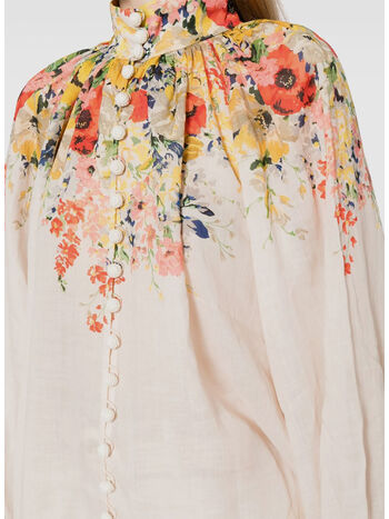 BLOUSE ALIGHT BILLOW, IVF IVORY FLORAL, small