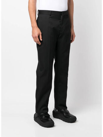 PANTALONE OW EMB WOOL, 1010 BLACK BLACK, small