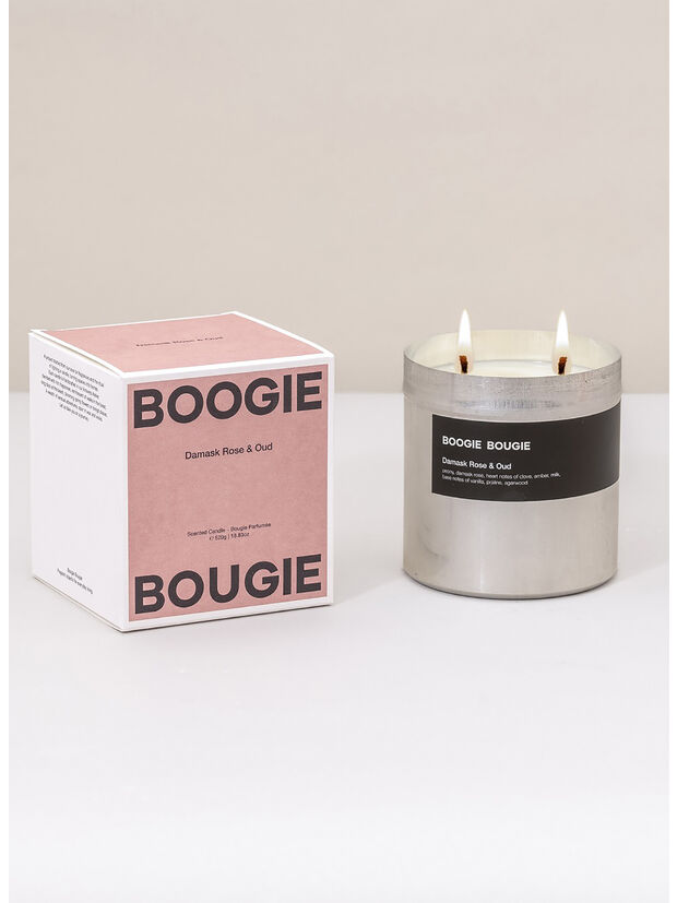 CANDELA PROFUMATA, Damask Rose & Oud, large