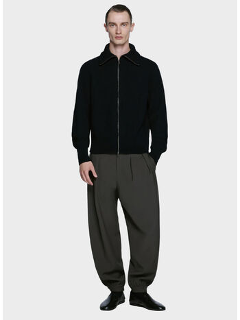 FELPA FULL ZIP BLIMP, 0015 BLACK, small