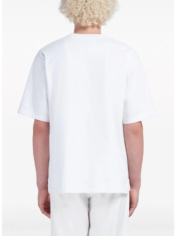 T-SHIRT OVERSIZE IN COTONE BIOLOGICO, 00W01 LYLY WHITE, small