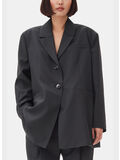 GIACCA BLAZER OVERSIZE A RIGHE, 252 PHANTOM, thumb