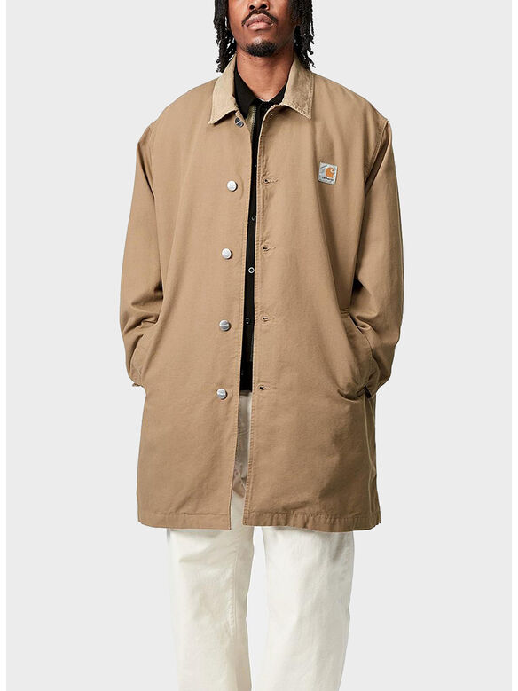 CAPPOTTO WEBSTER, 3AF02 LEATHER/LEATHER RINSED, medium