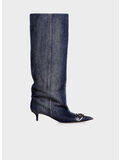 STIVALE D VENUS SLOUCHY AL GINOCCHIO IN DENIM, H1940, thumb