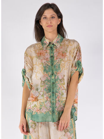 CAMICIA AUGUST, KHF KHAKI FLORAL, small