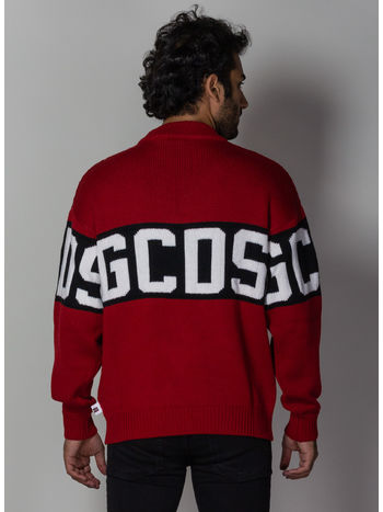 MAGLIONE SWEATER LOGO, 03RED, small