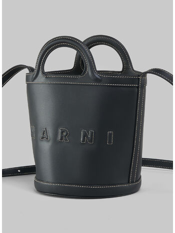 BORSA A SECCHIELLO PICCOLA IN PELLE TROPICALIA, 00N99, small