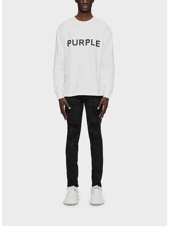 JEANS SUPER SLIM BLACK DENIM, BOP BLACK OIL SPILL, small