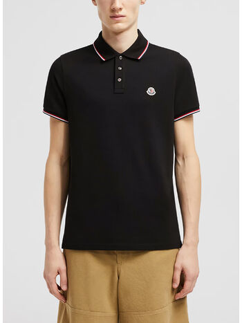 POLO A MANICHE CORTE CON LOGO RICAMATO, , small