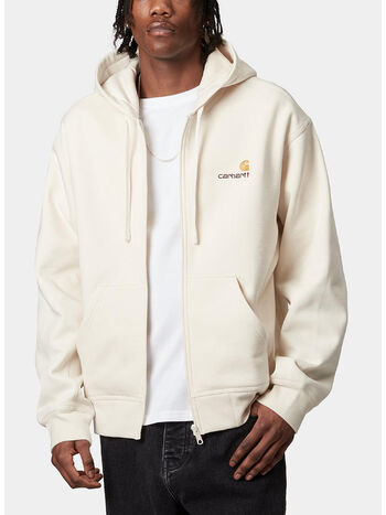 FELPA FULL ZIP AMERICAN SCRIPT, , small