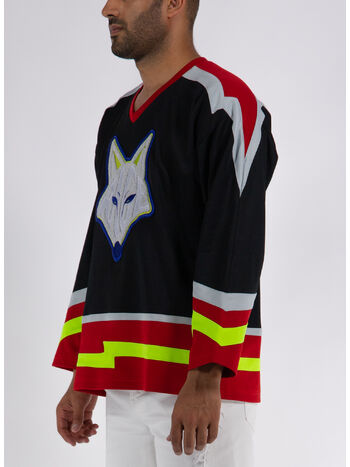 FELPA HOCKEY FOX, 0372 BLACK, small