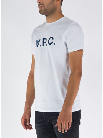 T-SHIRT VPC BLANC, IAK DARK NAVY, small