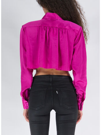 CAMICIA THE UP CROP, BERRY, small